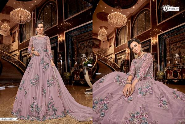 Swagat Violet 6302 Hit Design Heavy Look Embroidered Salwar Suits